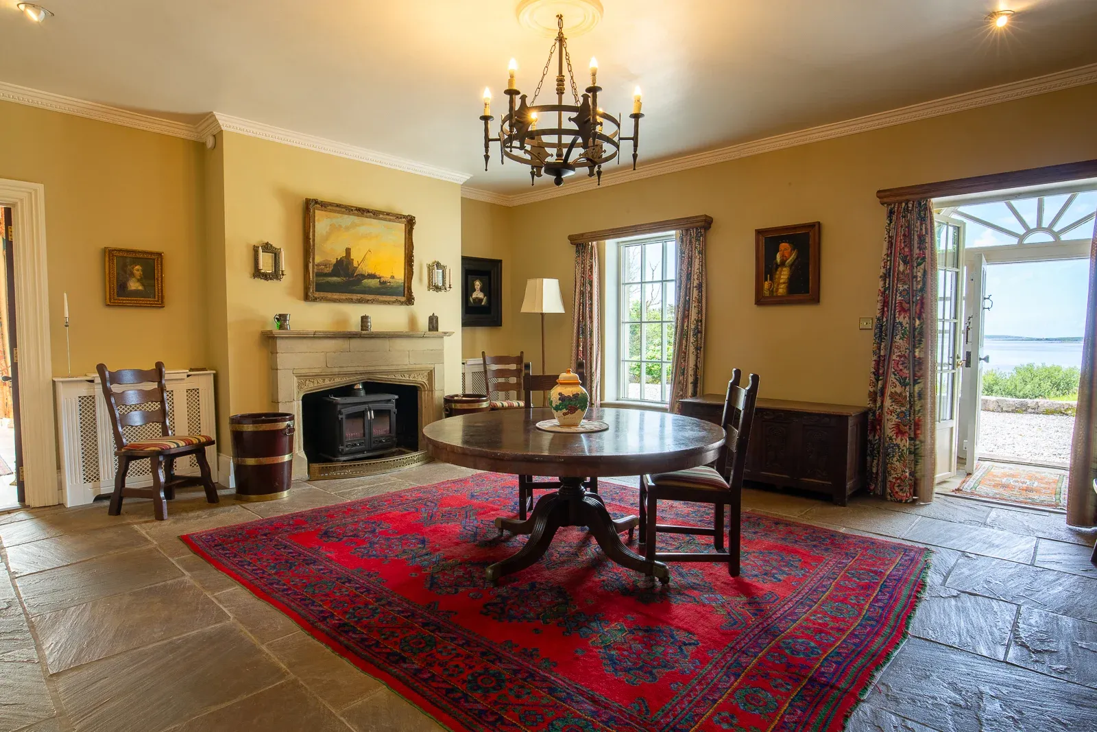 The entrance hall