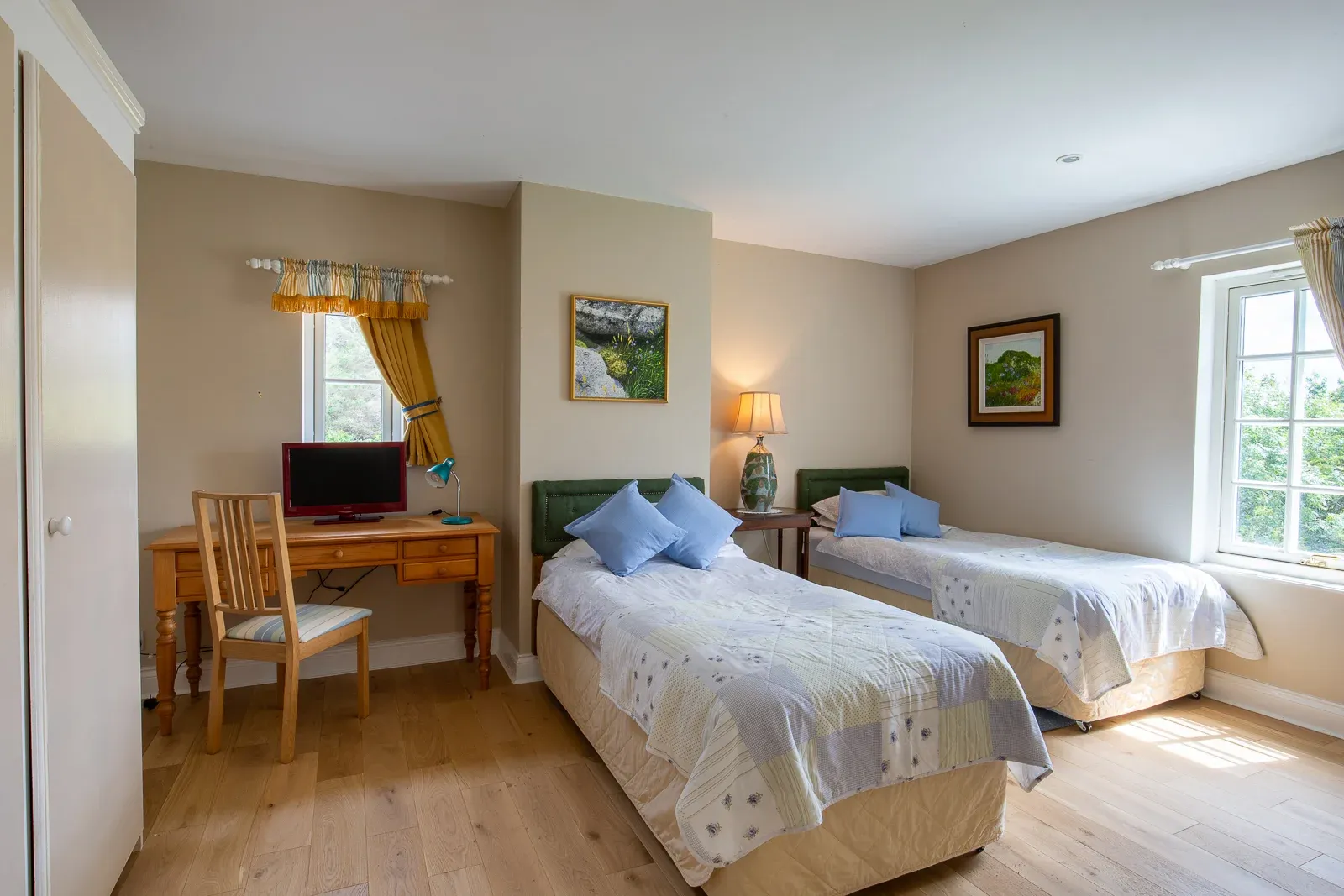 Bedroom two with twin beds