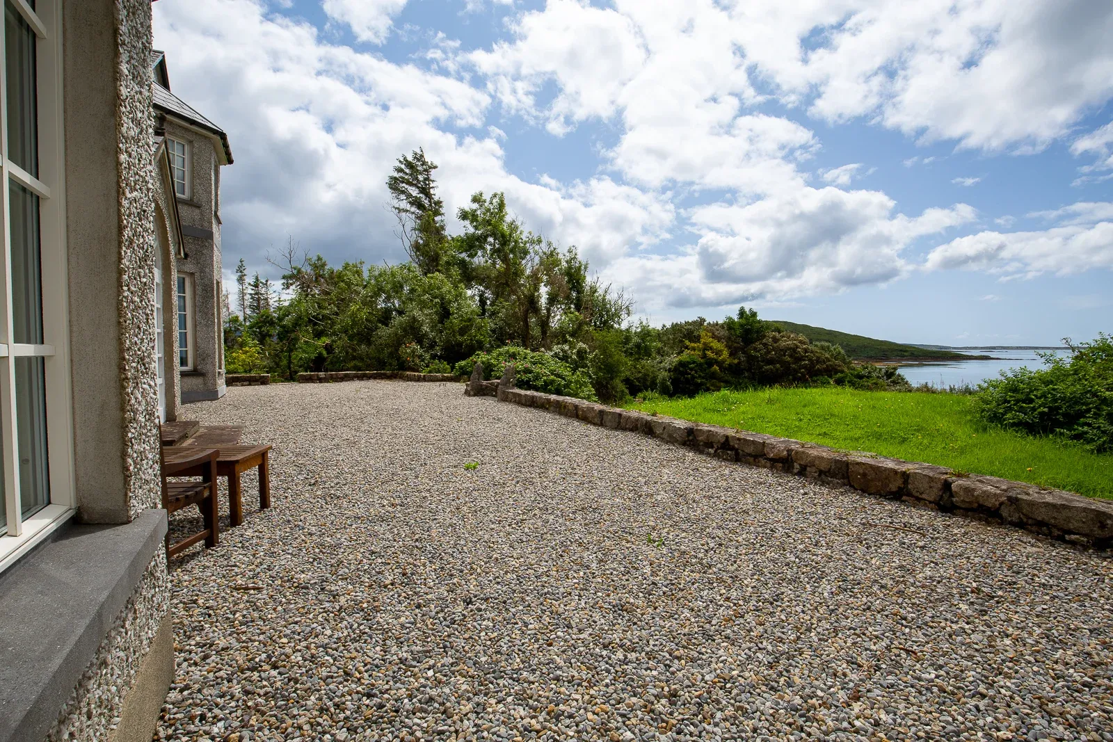 The terrace