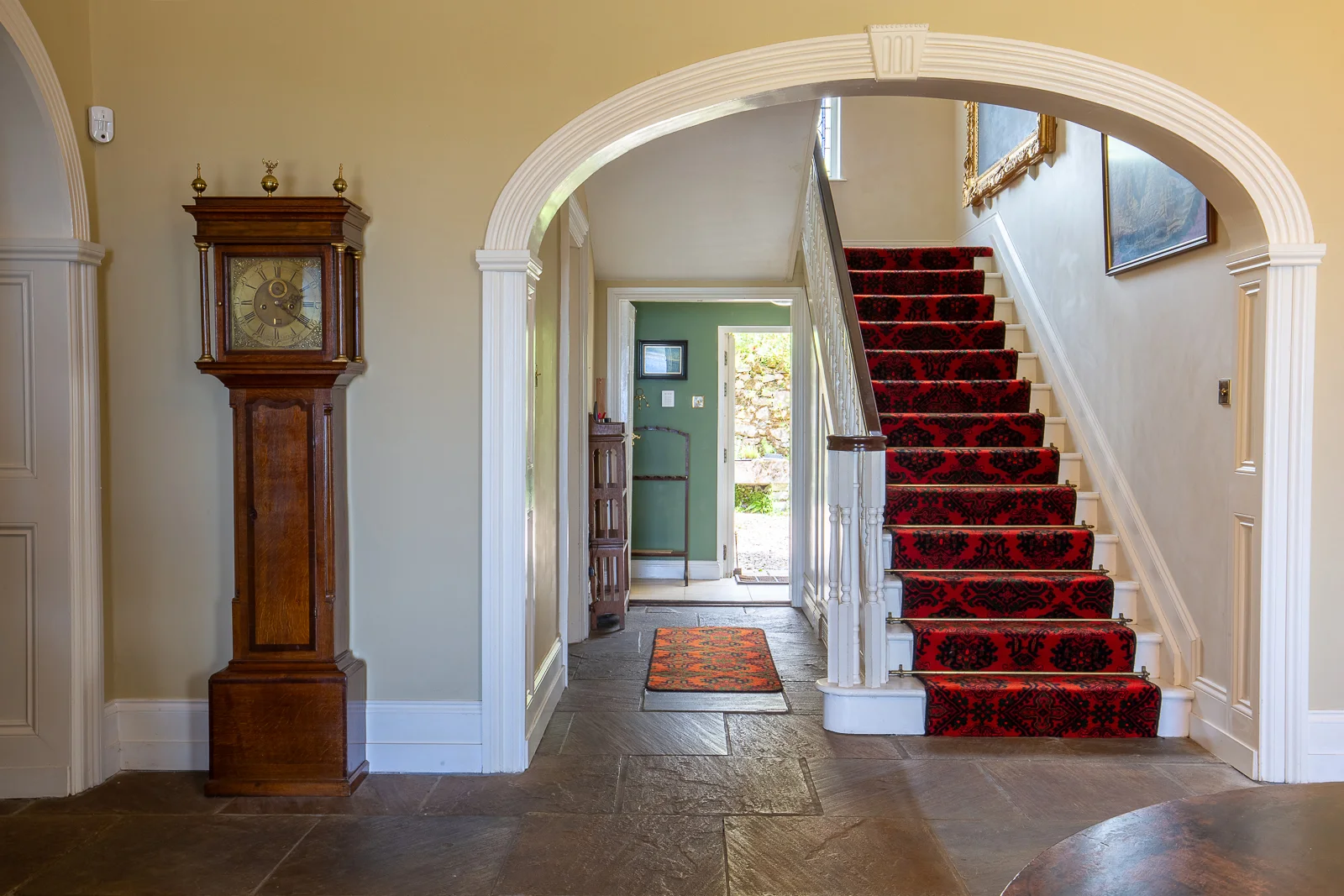 Staircase and hallway at Doon House